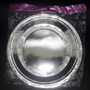 PLATO PLATEADO 23CM