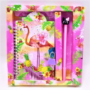 Diario estampado flamenco 10x13cm