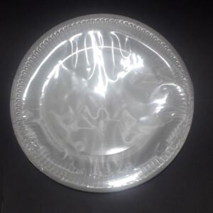 PLATO CARTON PLATEADO MATE 23CM