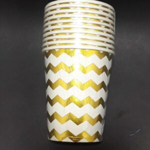 VASO DORADO BLANCO ZIPZA  x 10  7 ONZ