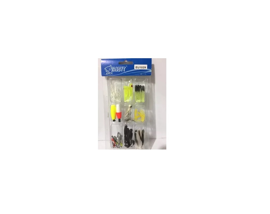Kit De Señuelos Carnadas Para Pesca