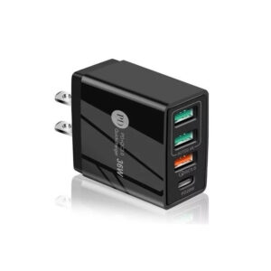 Cargador De Teléfono Móvil Con 4 Puertos