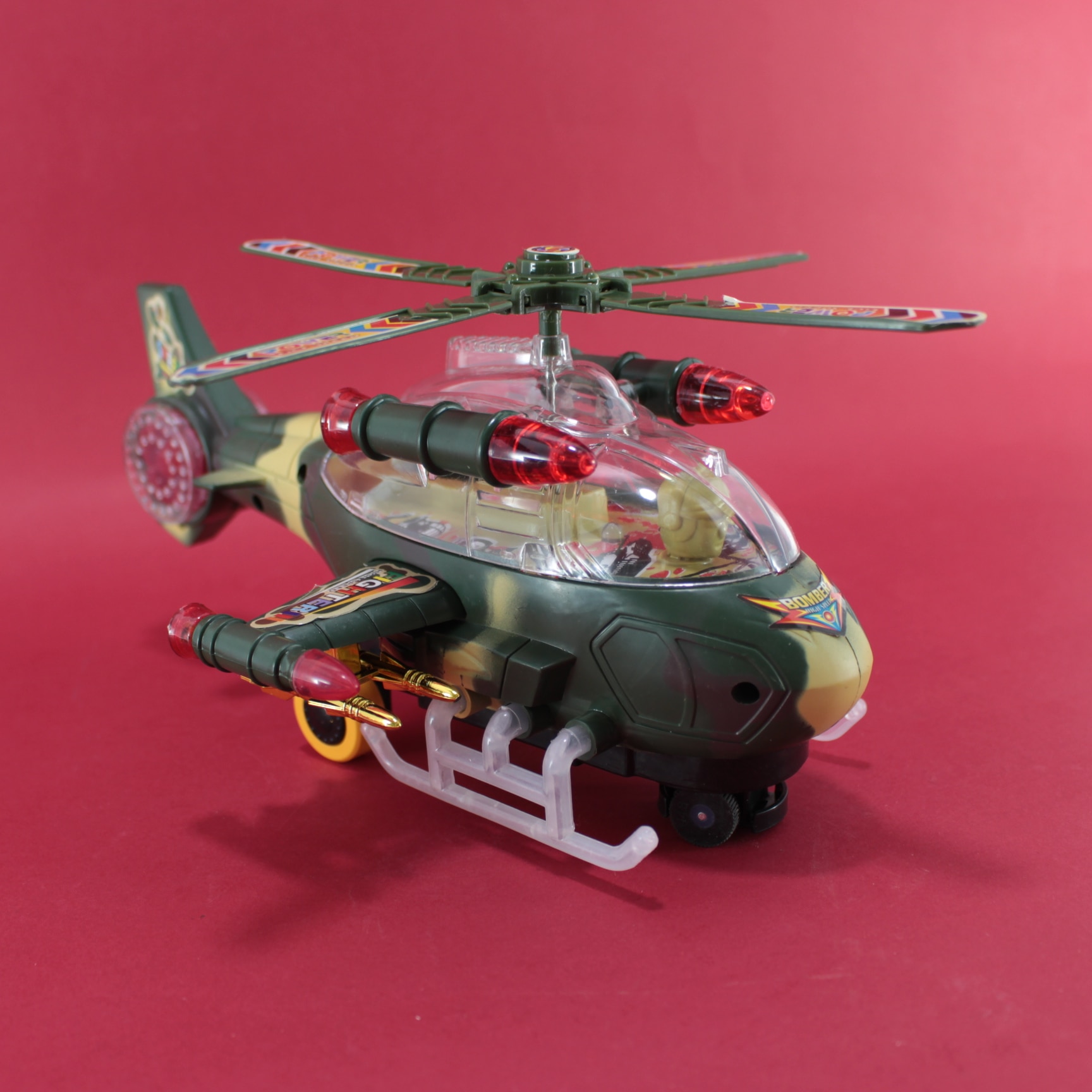 Helicóptero con luces y sonido