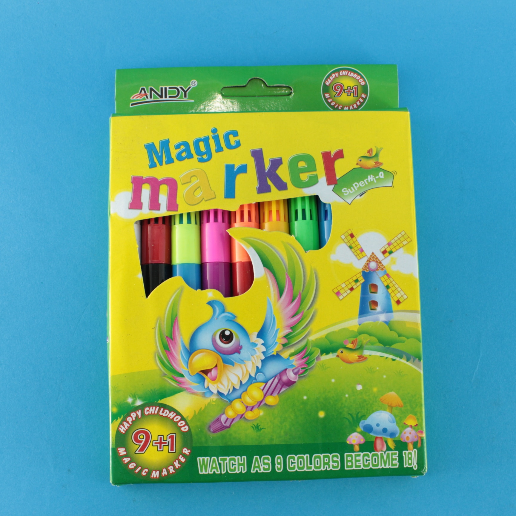 Caja de marcadores mágicos