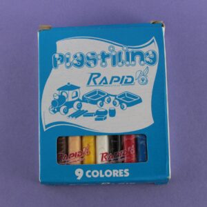PLASTILINA RAPID x 9 COLORES CORTA