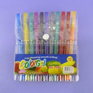Lapiceros gel multicolores x 12