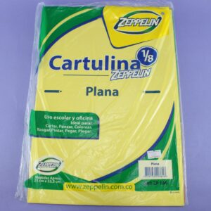 Cartulina plana 1/8
