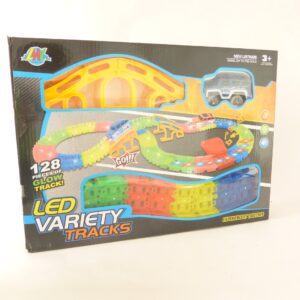 Pista de coches led x 128 piezas variet