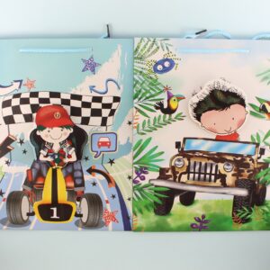 Bolsa de regalo mediana carro niño