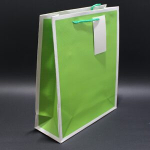 Bolsa para regalo cuadros y rayas past