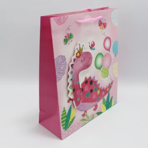 Bolsa de regalo mediana dinosaurio