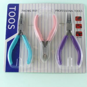 Set de pinzas de bisutería x3