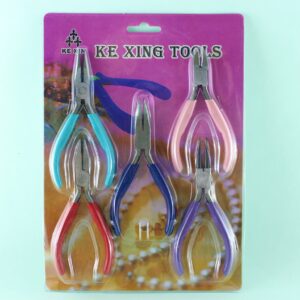 Set de pinzas de bisutería x5