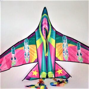 Cometa estilo avion con misiles 140cmx9