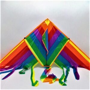 Cometa estilo arcoiris pequeña 1m