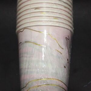 VASO  x 10   degrade rosa gris 7 ONZ