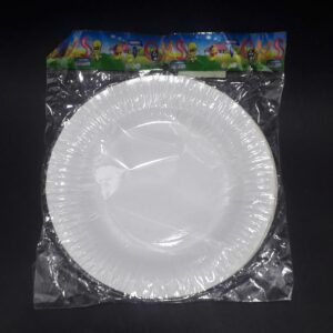 PLATO BLANCO CARTON 18CM