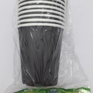 VASO NEGRO MATE EN BOLSA x 10 7 ONZ