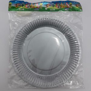 PLATO PLATEADO MATE BOLSA 18CM