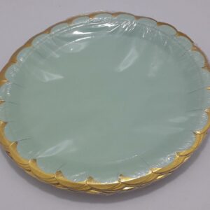 PLATO VERDE CLARITO   VORDE DORADO  23C