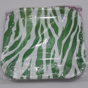 PLATO CUADRADO  VERDE OSCURO ANIMAL PRI