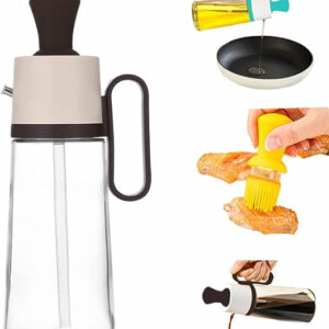 Botella Dispensadora De Aceite + Cepillo