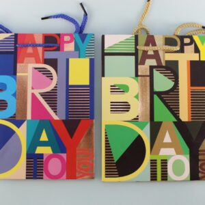 Bolsa de regalo pequeña motivos letras