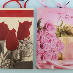 Bolsa de regalo pequeña motivo flores