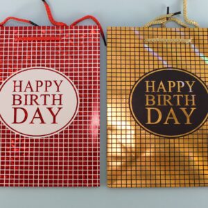 Bolsa de regalo pequeña metalizada happ