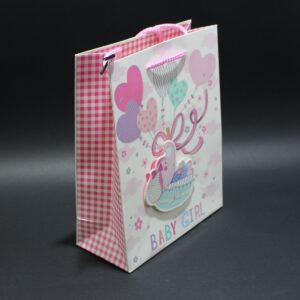 Bolsa para regalo pequeña baby girl y b