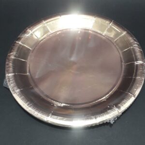 PLATO ORO ROSA 18CM