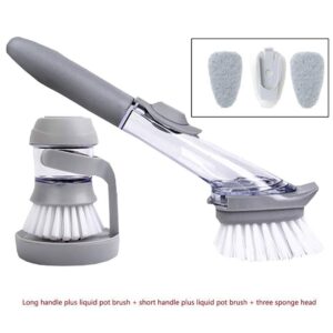 Cepillo dispensador de jabon 3 en 1