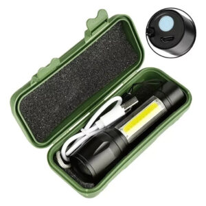 Mini Linterna Led Recargable Luz Zoom