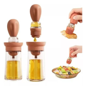 Botella Para Aceite Con Brocha de Silico