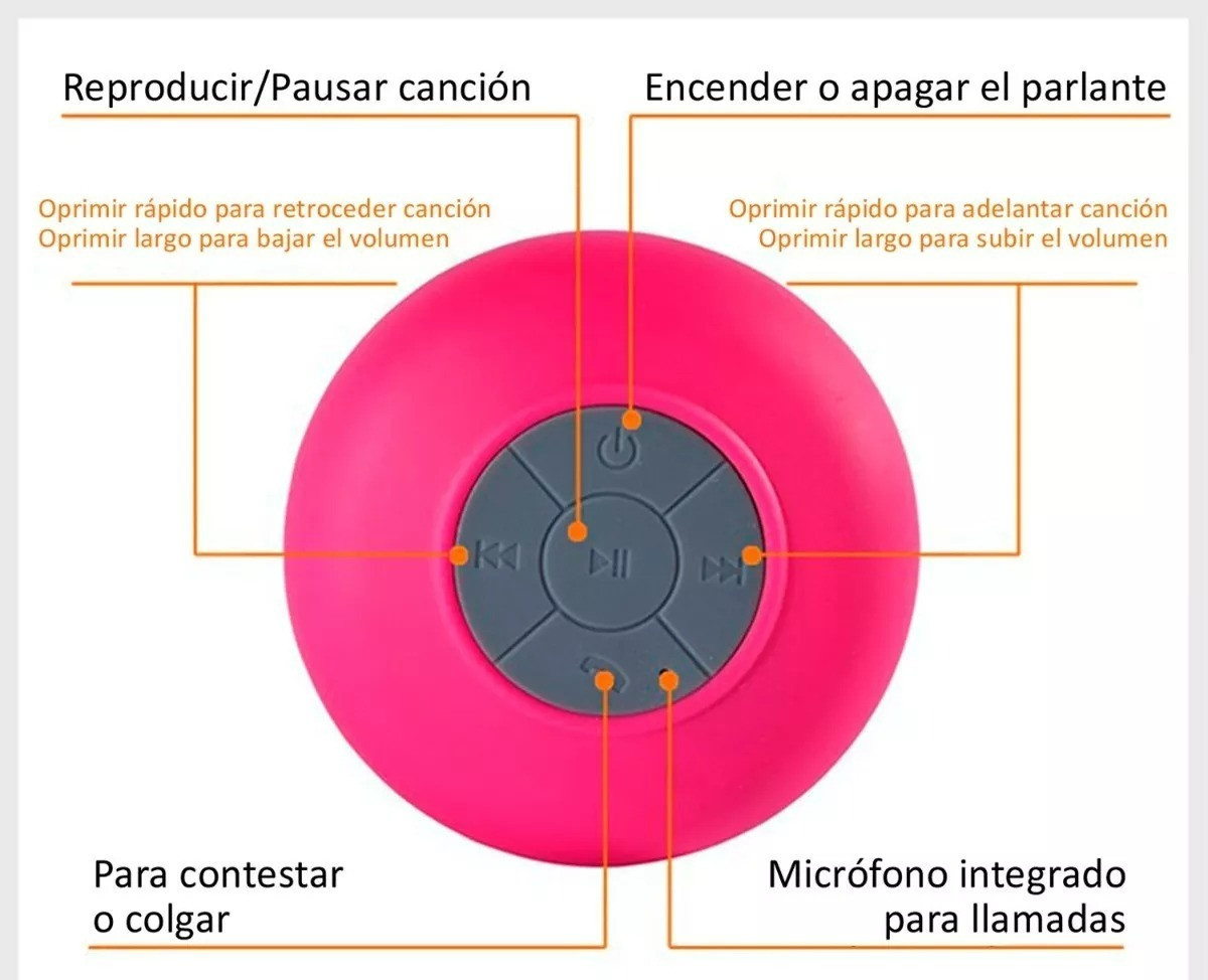 Parlante Bluetooth Resistente Al Agua Ma - Imagen 5