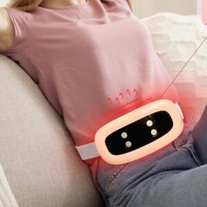 Masajeador anti cólicos calor vibración