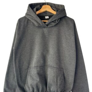 BUZO LARGO DAMA GRIS OSCURO XL
