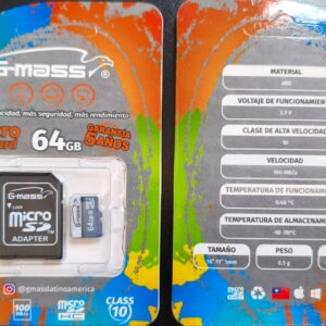 MEMORIA MICRO SD DE 64G MARCA G-MASS