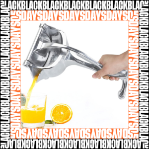 Exprimidor De Jugo Manual Hierro Black D
