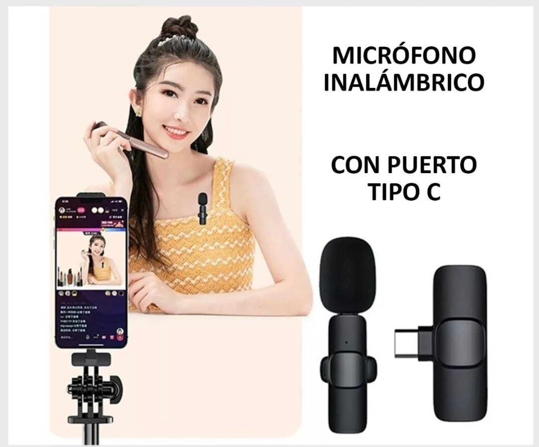 MICROFONO INALAMBRICO SOLAPA TIPO C - Imagen 5
