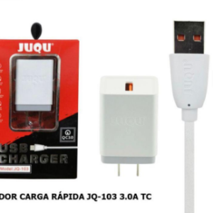 CARGADOR CARGA RAPIDA MARCA JUQU TIPO C