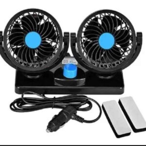 VENTILADOR DOBLE 360° PARA AUTO