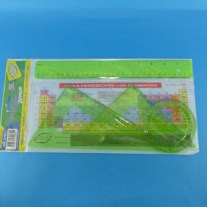 Kit de reglas geométricas mas tabla per