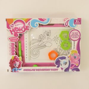Tablero mágico rosado pony + 3 fichas
