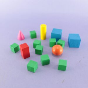 Didáctico figuras geométricas de madera