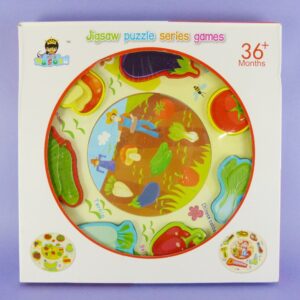 Juego didáctico de bloques y rompecabez