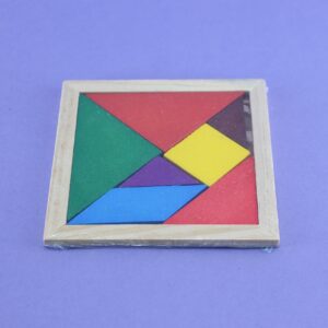 Tangram de madera 14 cm