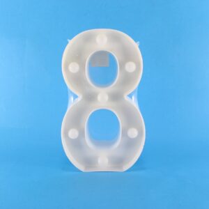 Numero Led (8) Cálida decorativo