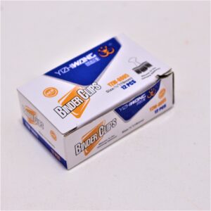 CAJA CLIPS MARIPOSA X 12 PIEZAS