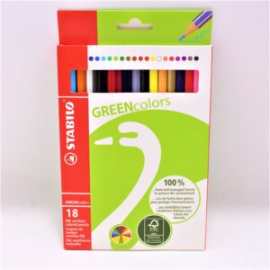 COLORES GREEN COLORS X 18 PIEZAS STABIL
